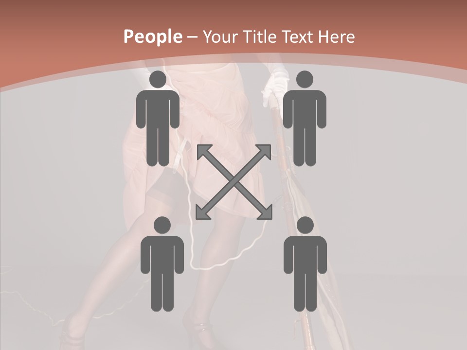 Sexy Maid Domestic PowerPoint Template