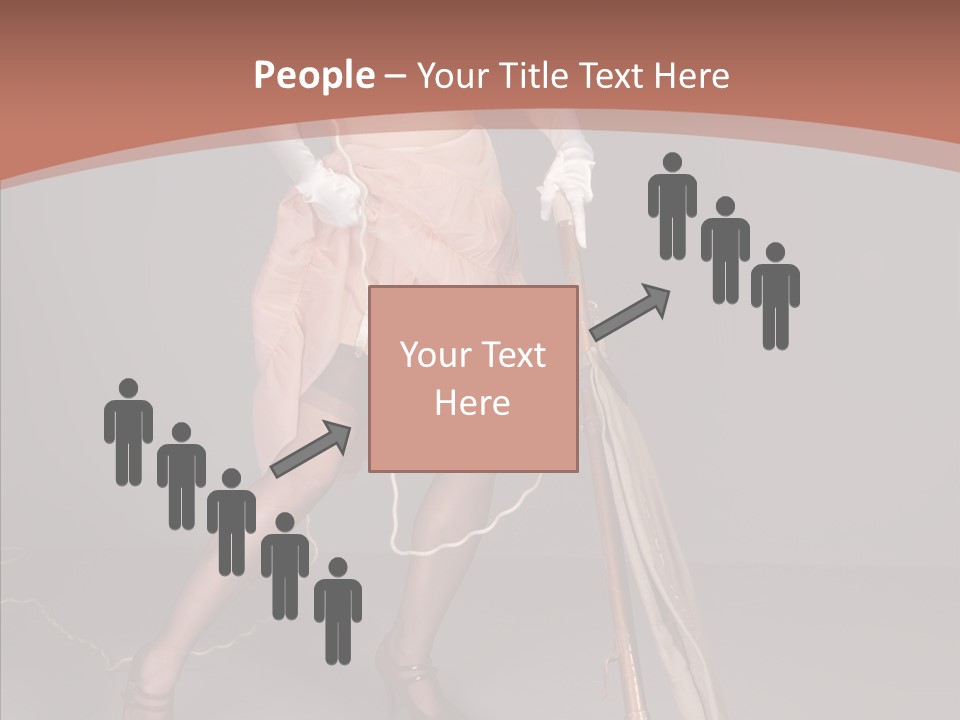 Sexy Maid Domestic PowerPoint Template