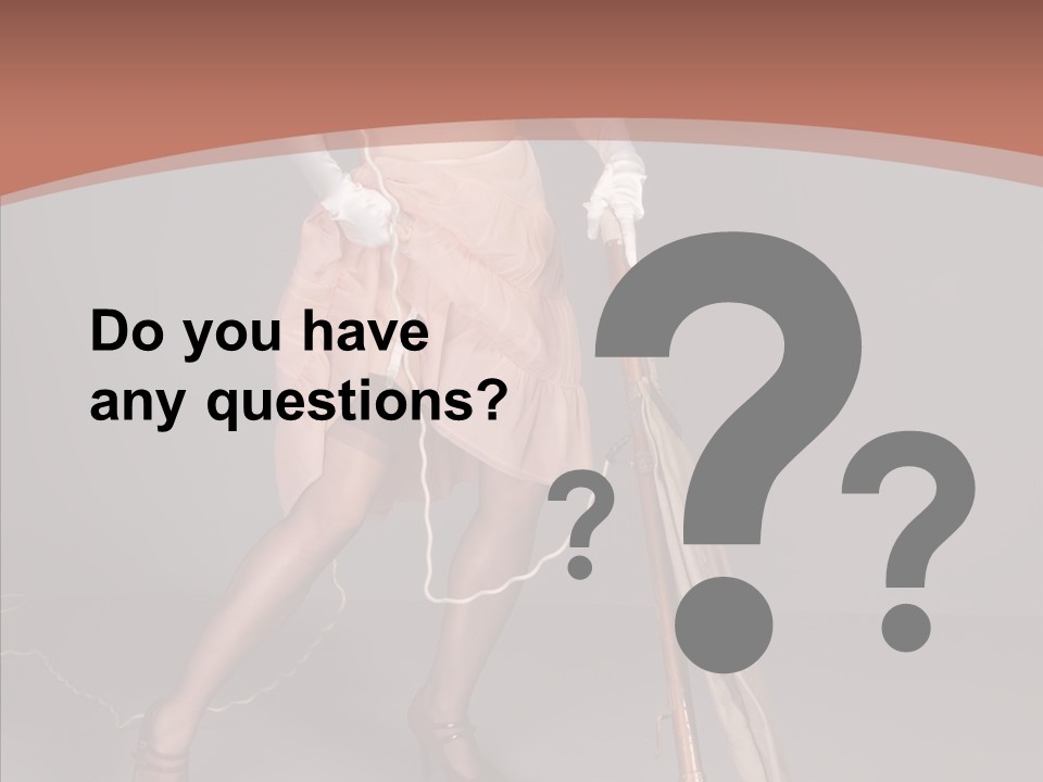 Sexy Maid Domestic PowerPoint Template