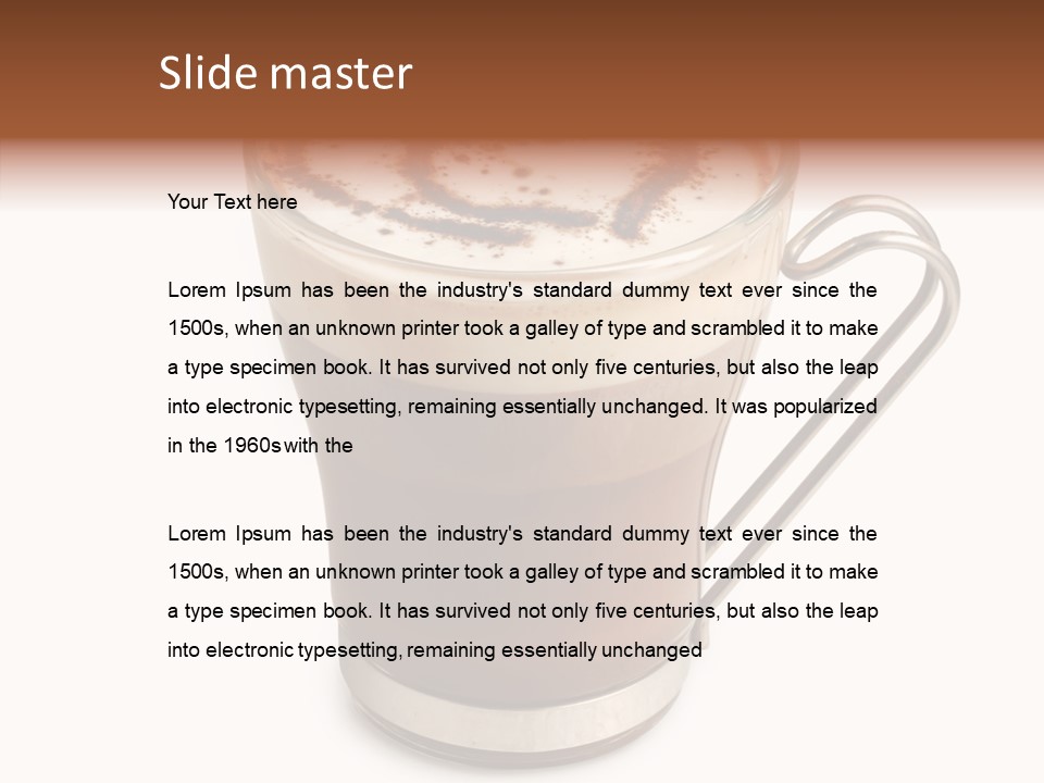 Cardiac Medicine Cafe PowerPoint Template