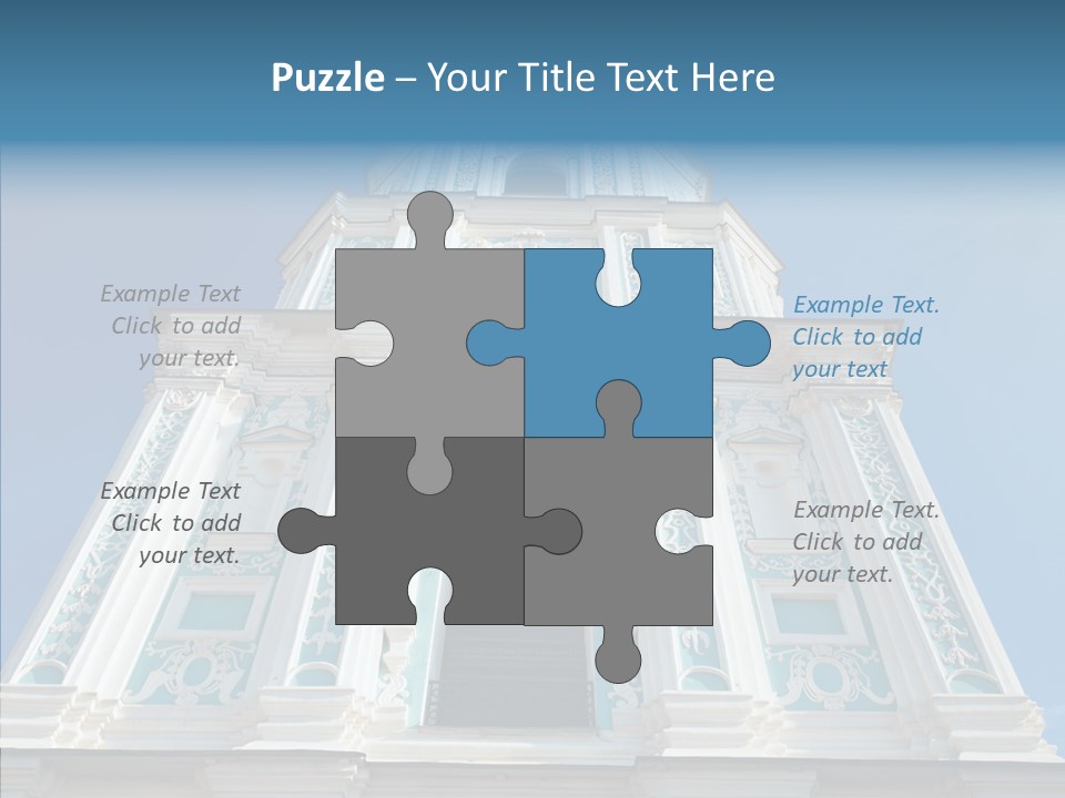 Building Below Outdoor PowerPoint Template