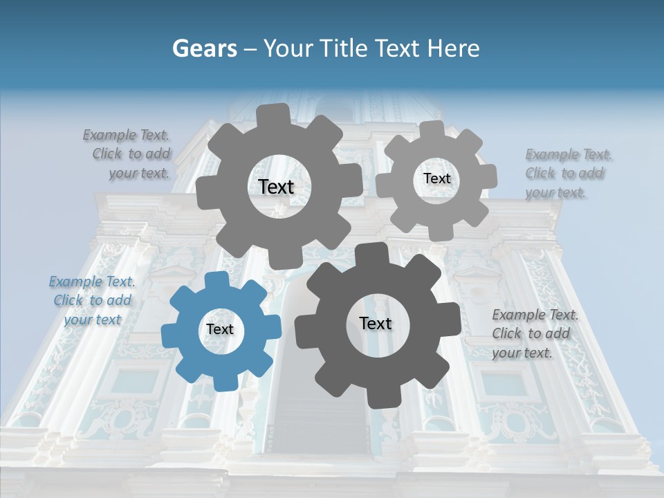 Building Below Outdoor PowerPoint Template