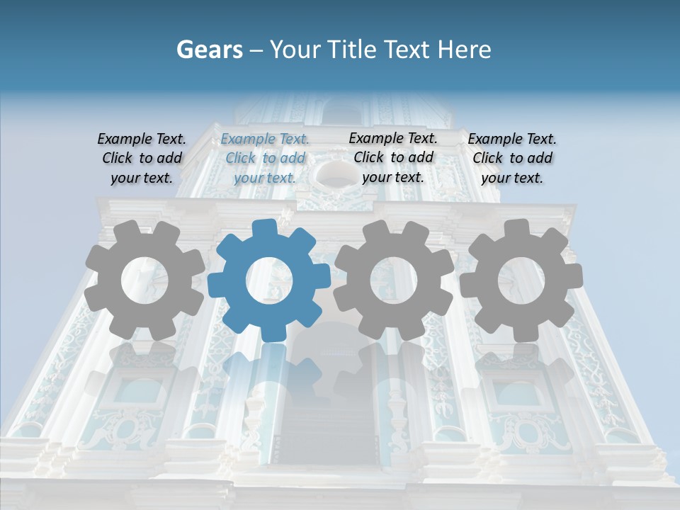 Building Below Outdoor PowerPoint Template