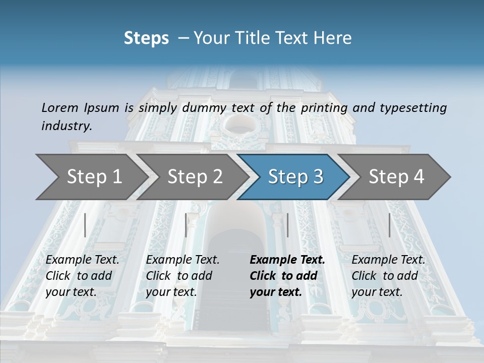 Building Below Outdoor PowerPoint Template
