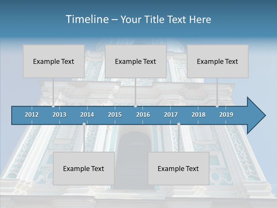 Building Below Outdoor PowerPoint Template