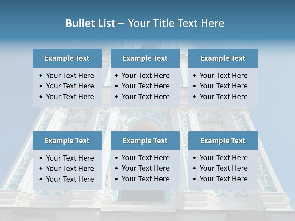 Building Below Outdoor PowerPoint Template