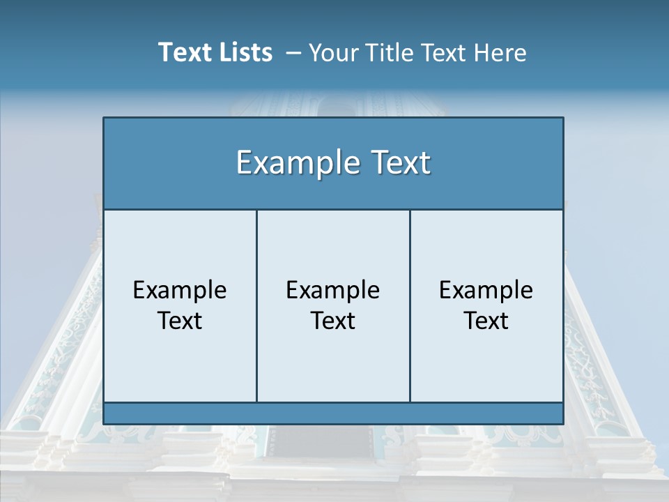 Building Below Outdoor PowerPoint Template