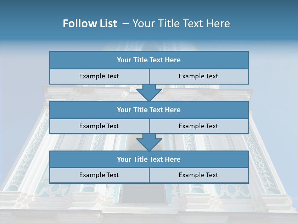 Building Below Outdoor PowerPoint Template