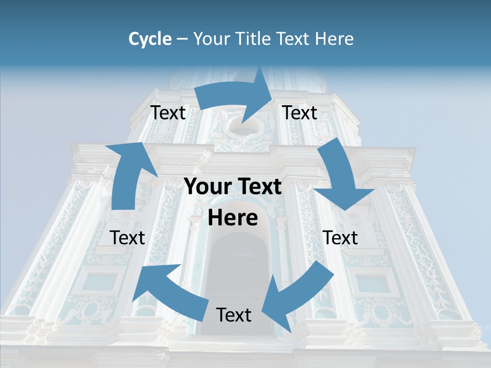 Building Below Outdoor PowerPoint Template