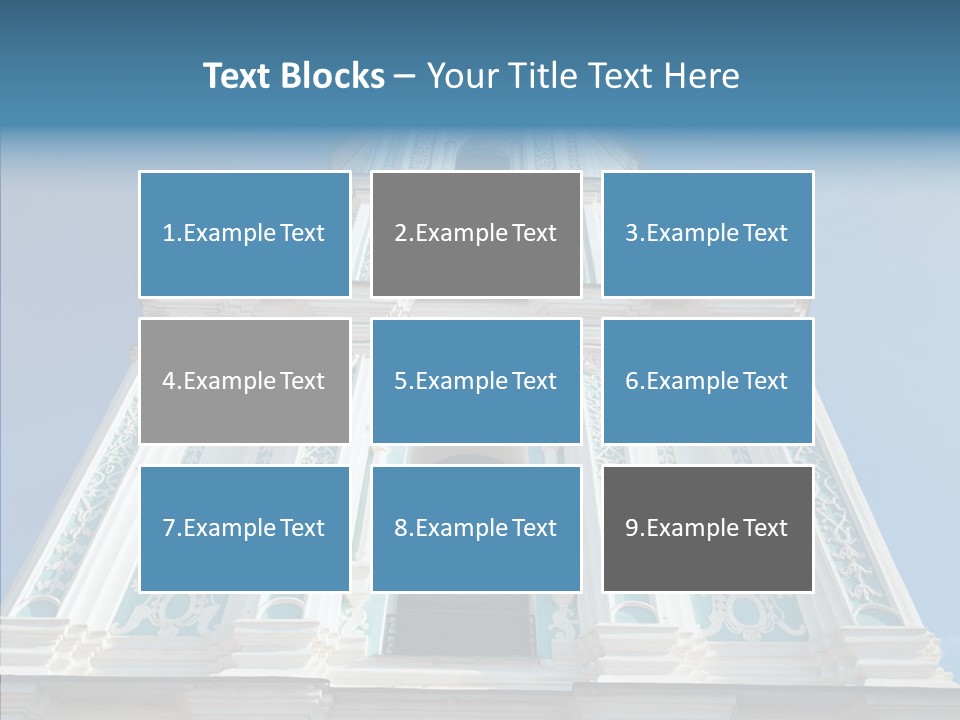 Building Below Outdoor PowerPoint Template