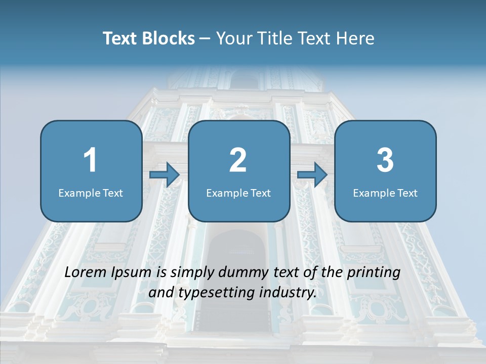 Building Below Outdoor PowerPoint Template
