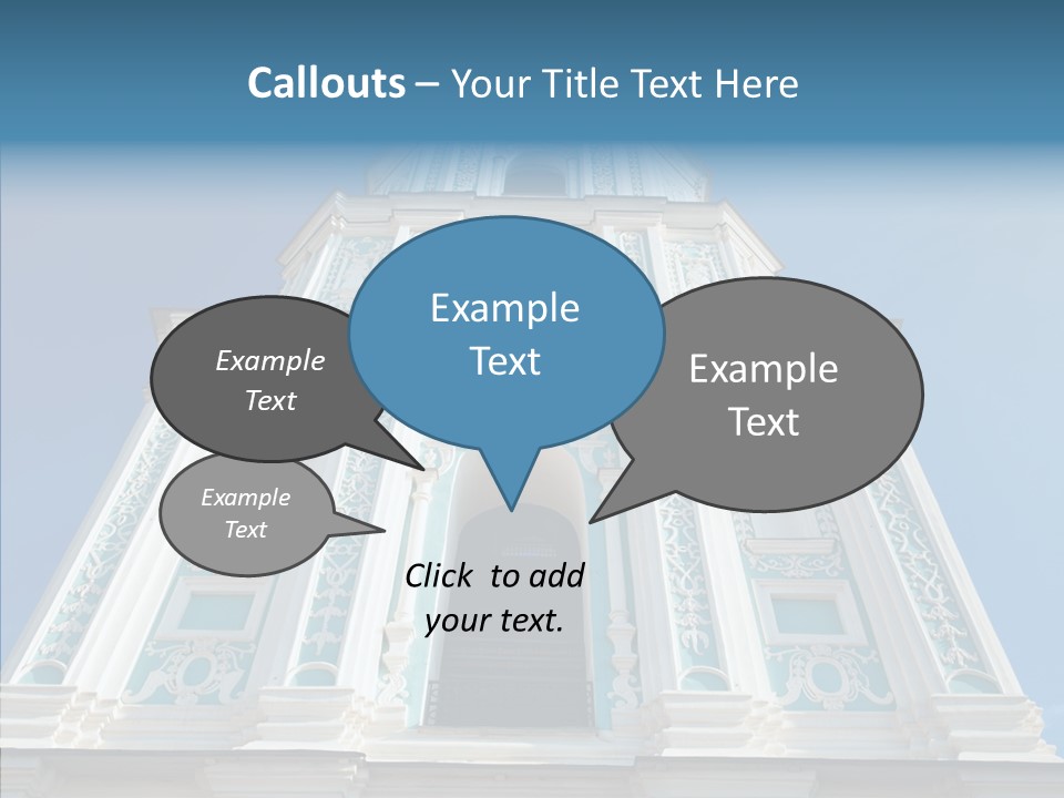 Building Below Outdoor PowerPoint Template