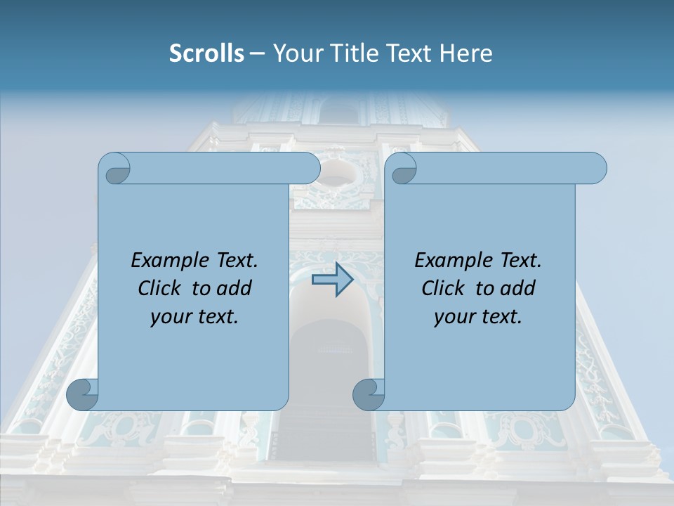 Building Below Outdoor PowerPoint Template