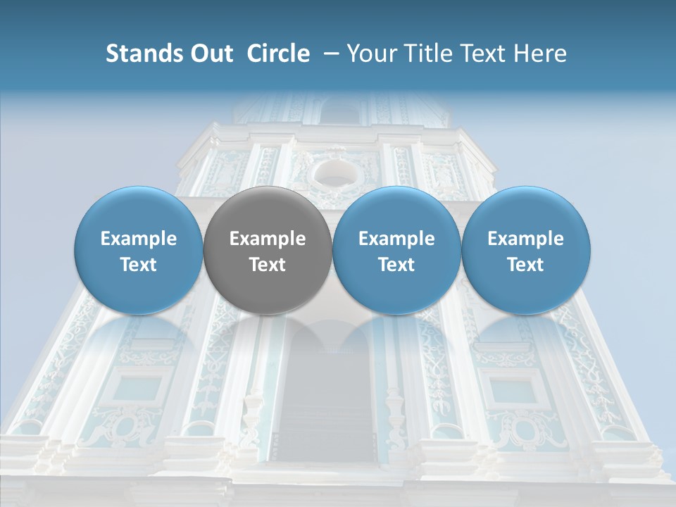 Building Below Outdoor PowerPoint Template