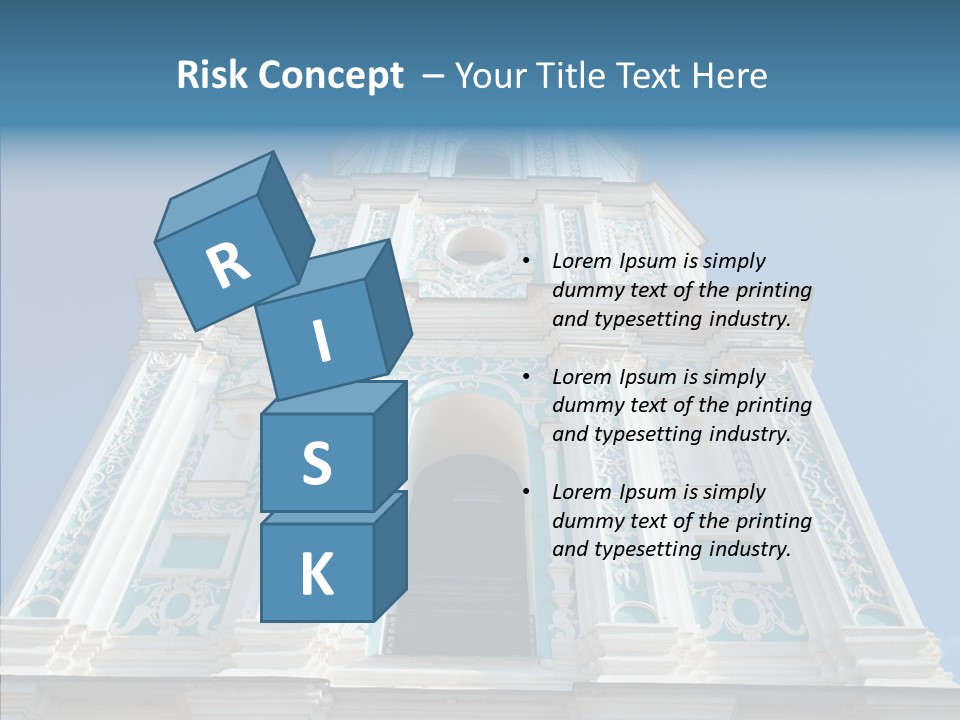 Building Below Outdoor PowerPoint Template