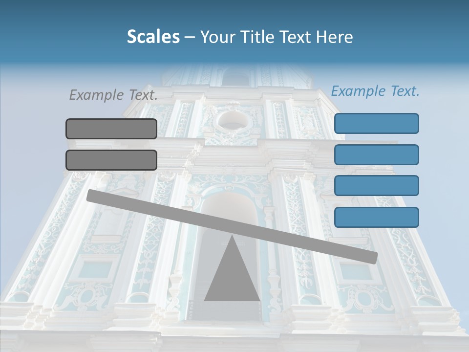 Building Below Outdoor PowerPoint Template