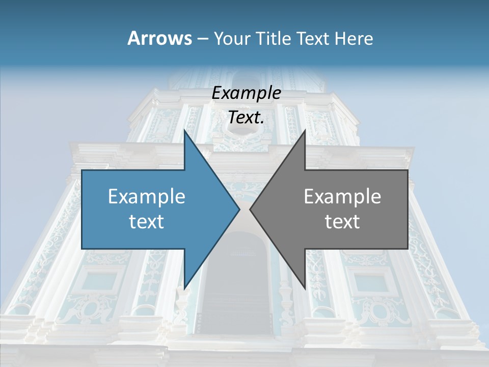 Building Below Outdoor PowerPoint Template