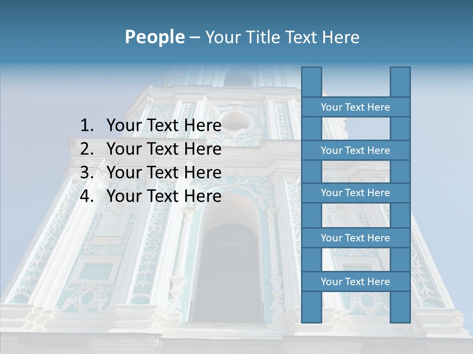 Building Below Outdoor PowerPoint Template