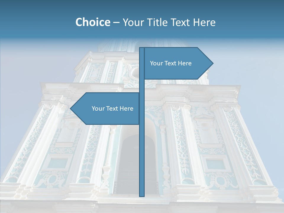 Building Below Outdoor PowerPoint Template