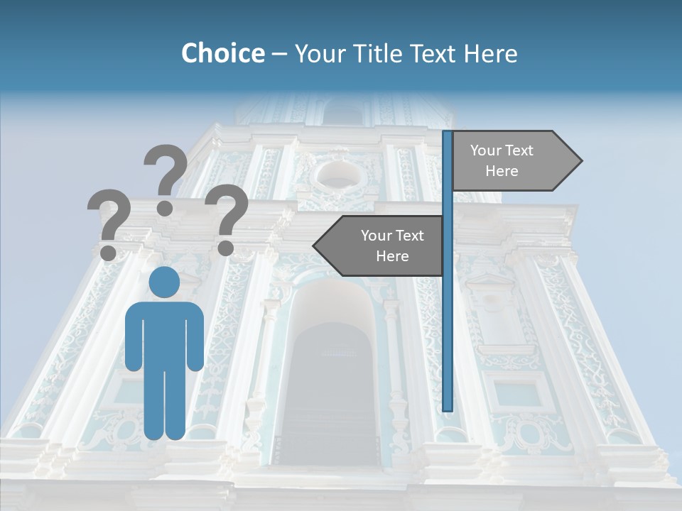 Building Below Outdoor PowerPoint Template