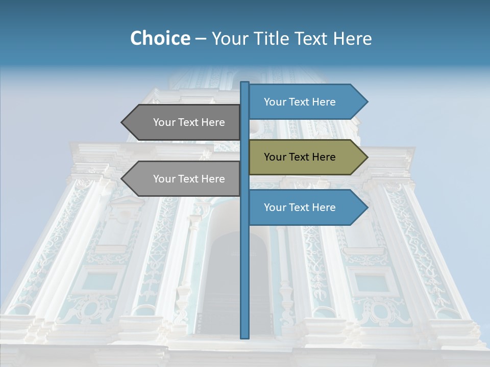 Building Below Outdoor PowerPoint Template