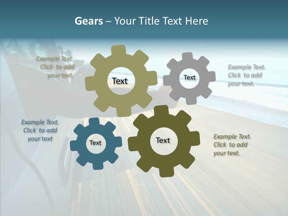 Light Road Speed PowerPoint Template