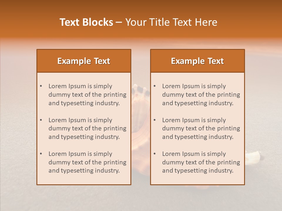 Seashell Mexico Tropical PowerPoint Template