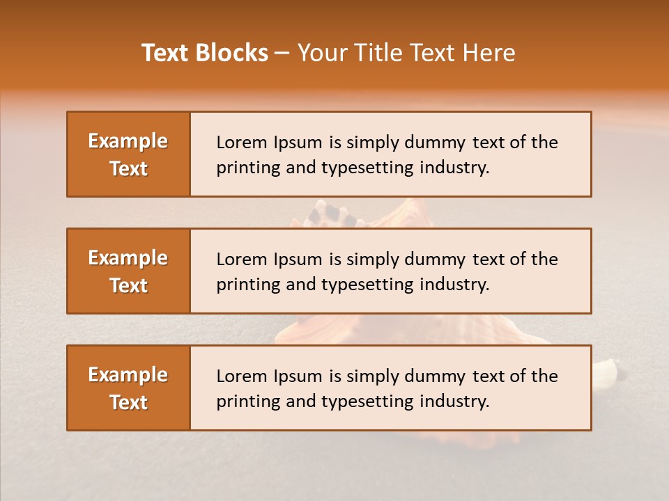 Seashell Mexico Tropical PowerPoint Template