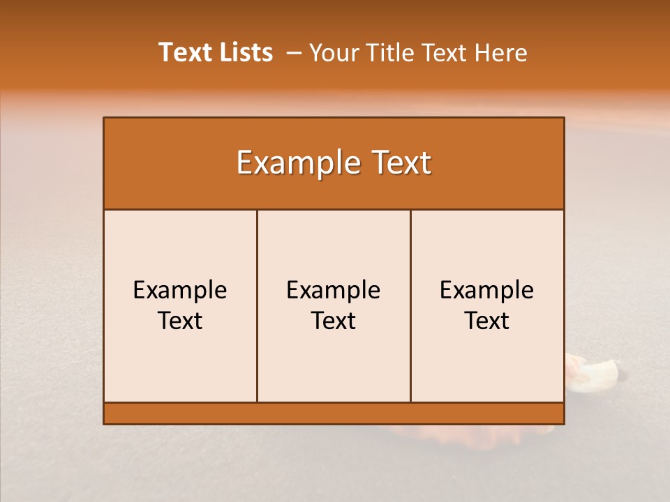 Seashell Mexico Tropical PowerPoint Template