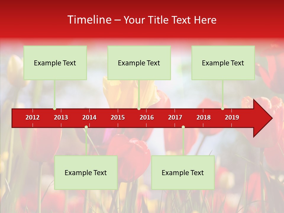 Tulip Yellow May PowerPoint Template