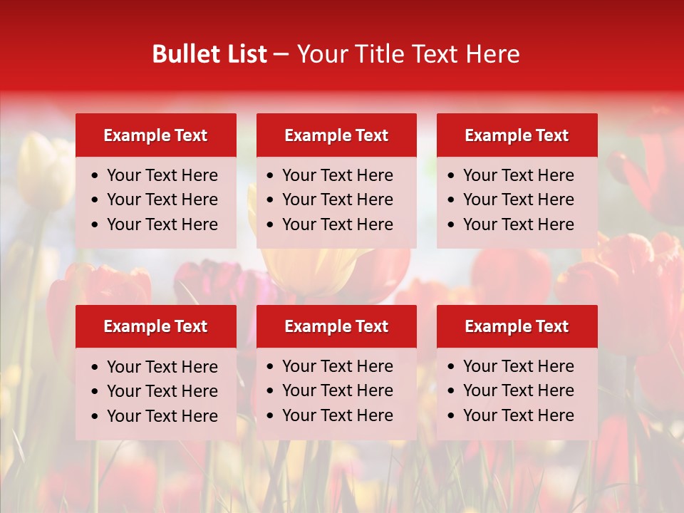 Tulip Yellow May PowerPoint Template