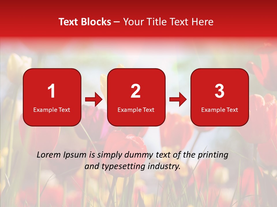 Tulip Yellow May PowerPoint Template