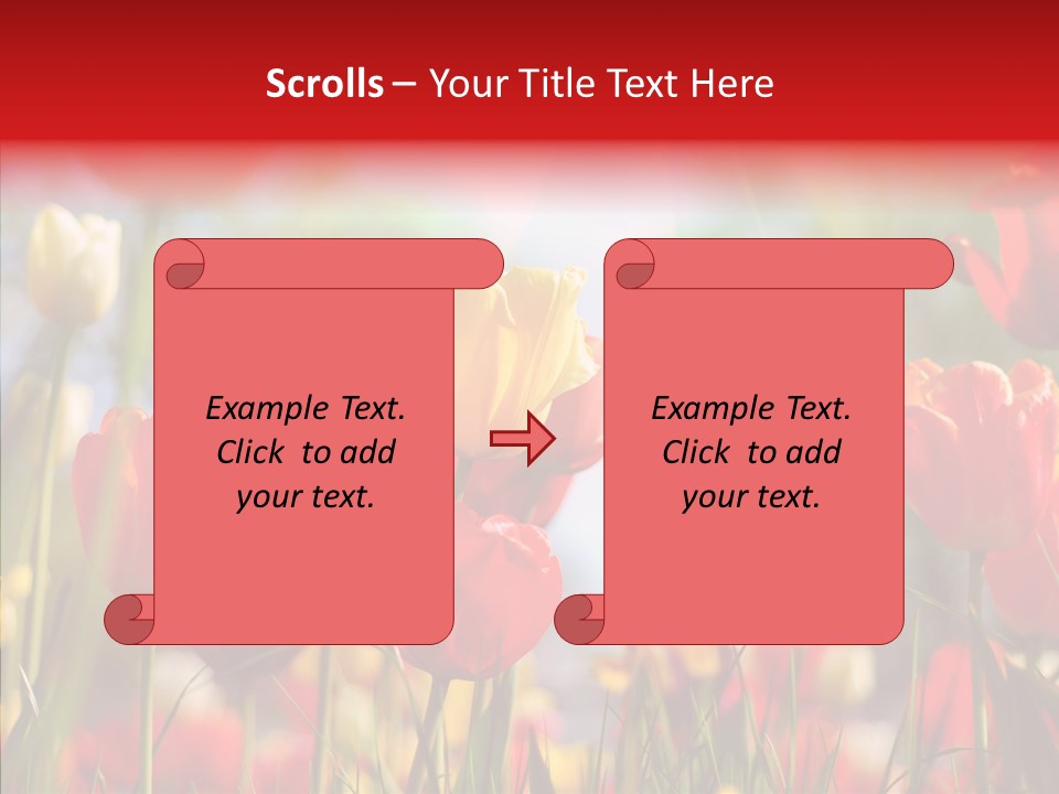 Tulip Yellow May PowerPoint Template