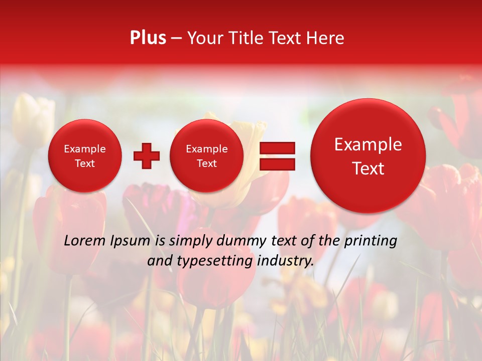 Tulip Yellow May PowerPoint Template