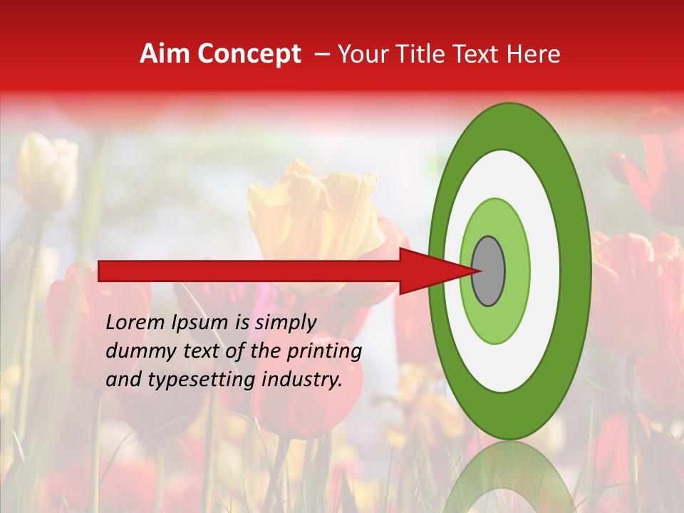 Tulip Yellow May PowerPoint Template