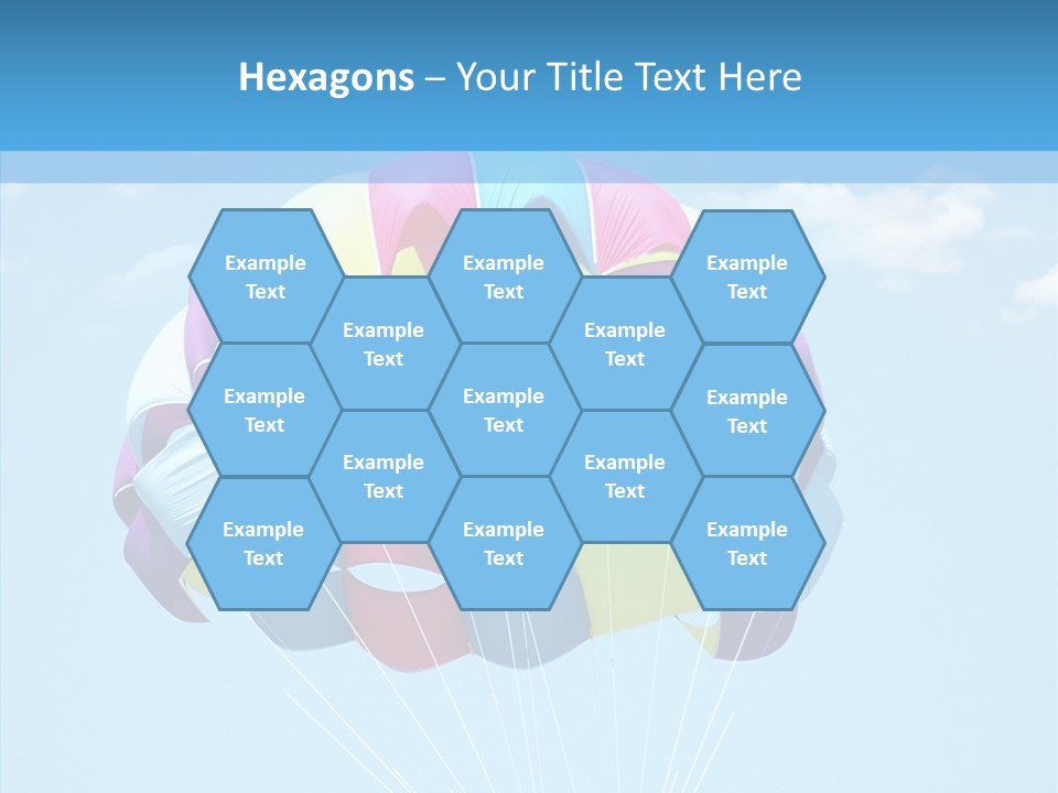 Skydiving Recreational Parasailing PowerPoint Template