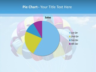 Skydiving Recreational Parasailing PowerPoint Template