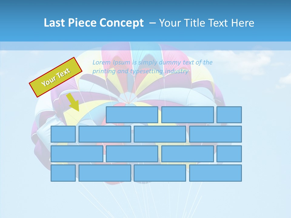 Skydiving Recreational Parasailing PowerPoint Template