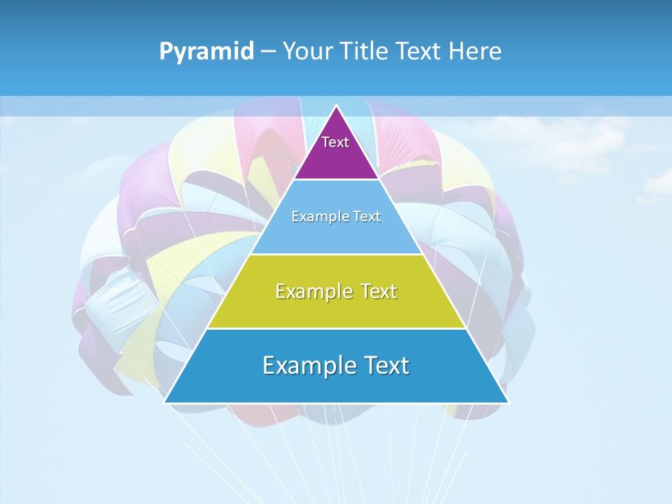 Skydiving Recreational Parasailing PowerPoint Template