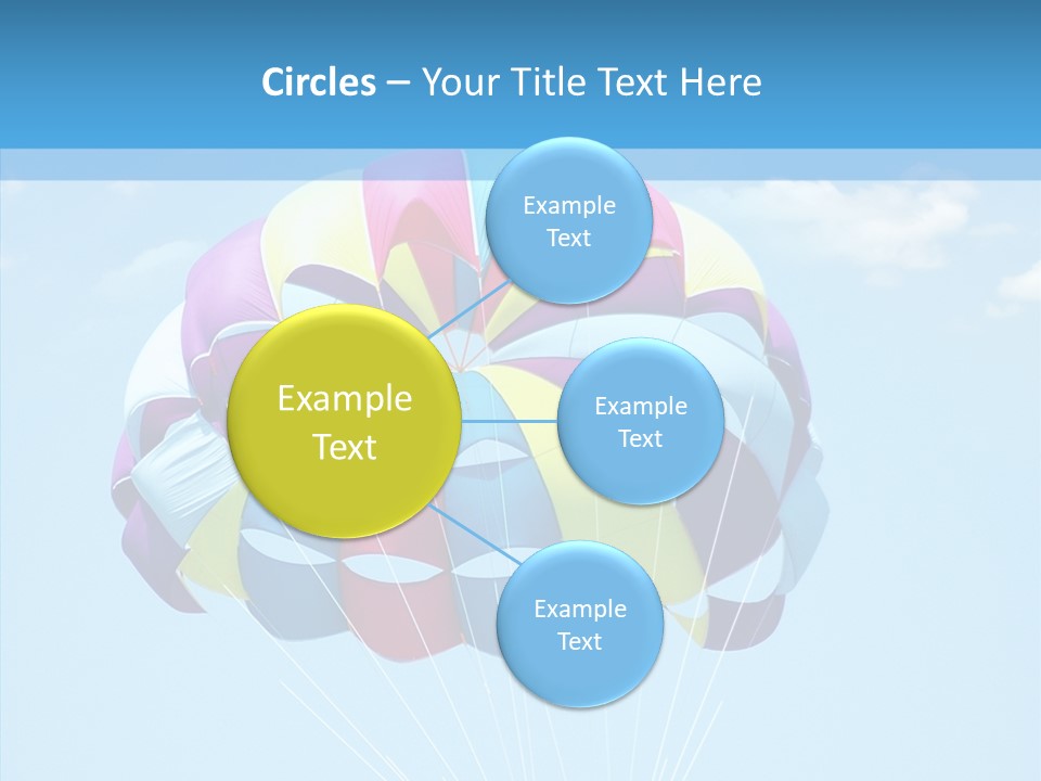 Skydiving Recreational Parasailing PowerPoint Template
