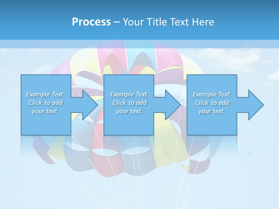 Skydiving Recreational Parasailing PowerPoint Template