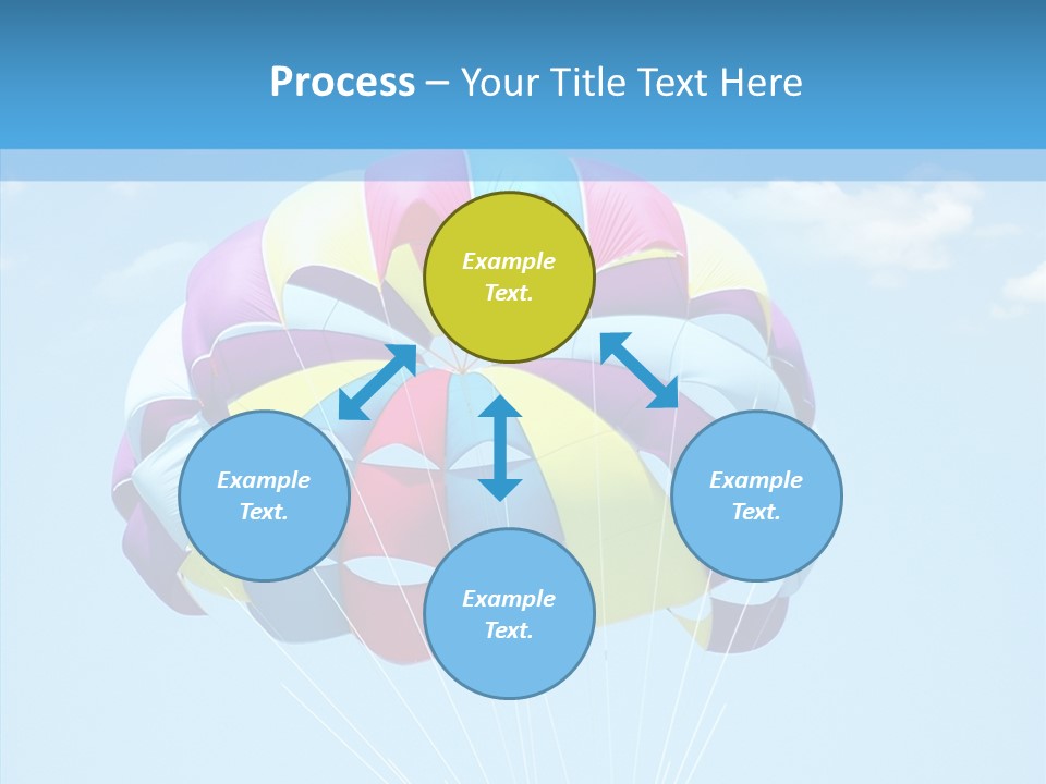 Skydiving Recreational Parasailing PowerPoint Template