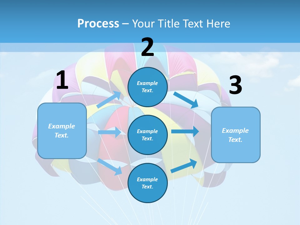 Skydiving Recreational Parasailing PowerPoint Template