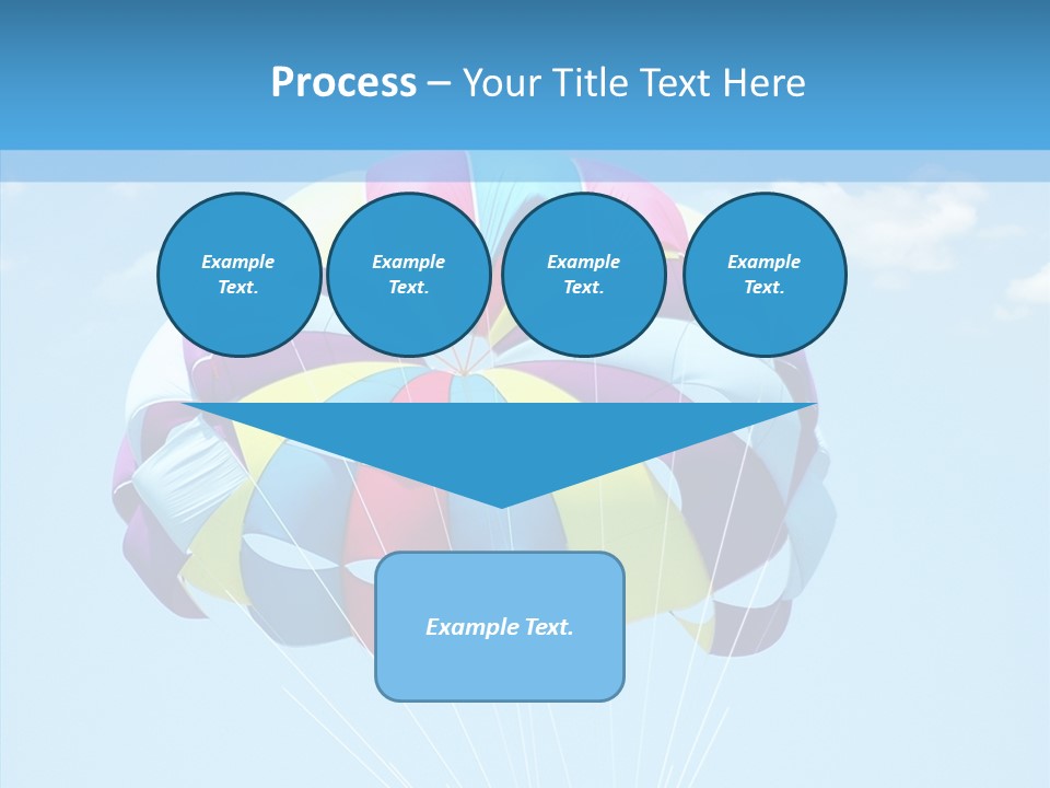 Skydiving Recreational Parasailing PowerPoint Template