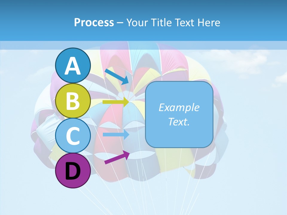 Skydiving Recreational Parasailing PowerPoint Template