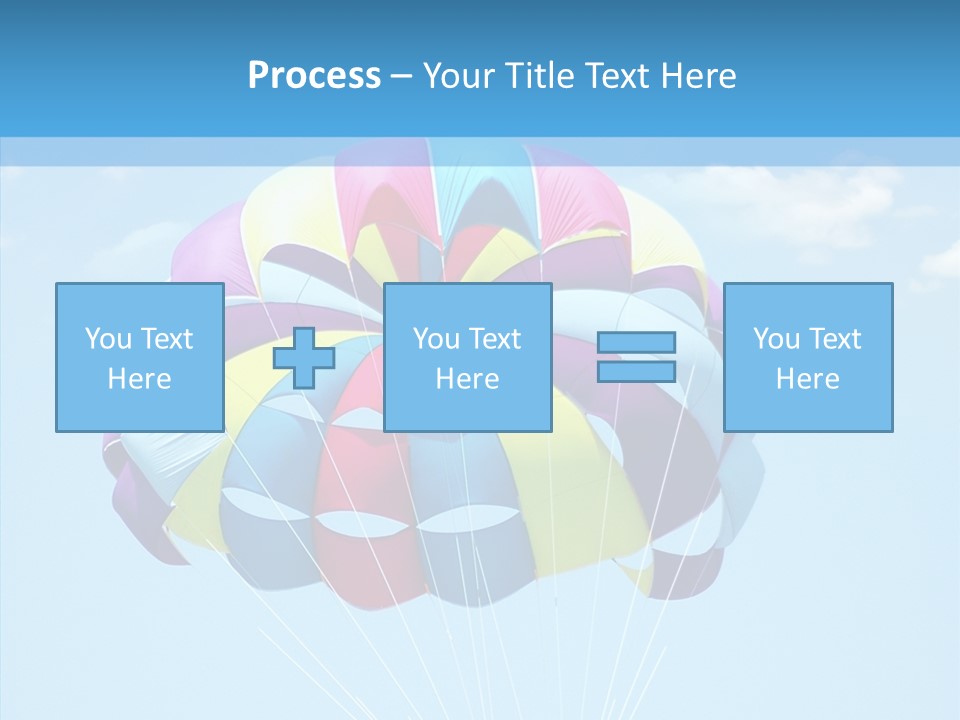 Skydiving Recreational Parasailing PowerPoint Template