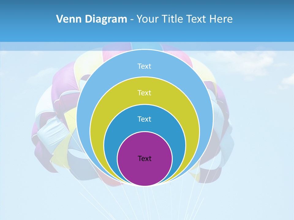 Skydiving Recreational Parasailing PowerPoint Template