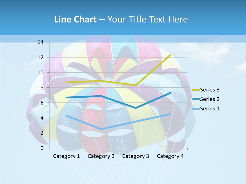 Skydiving Recreational Parasailing PowerPoint Template