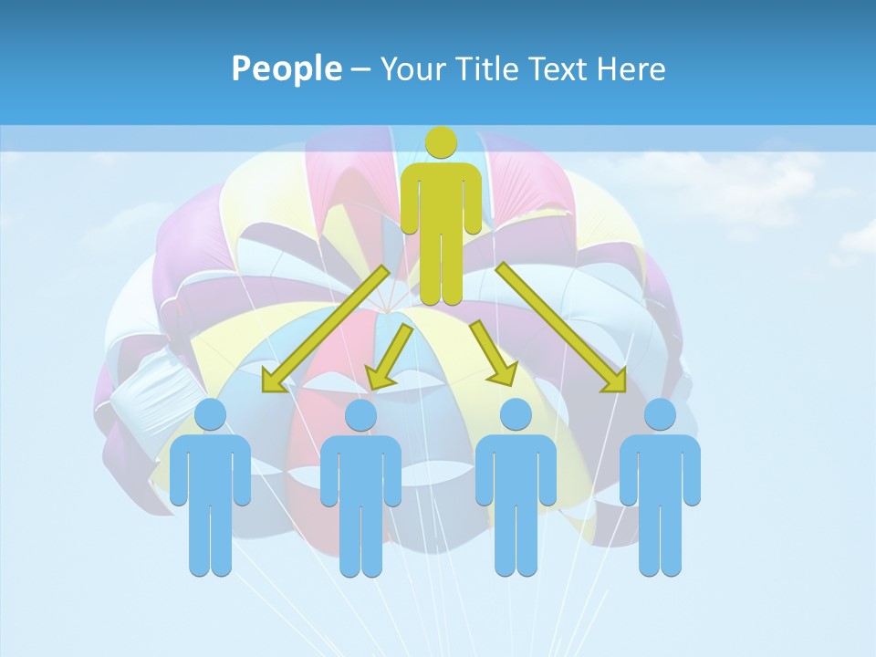 Skydiving Recreational Parasailing PowerPoint Template