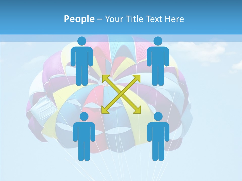 Skydiving Recreational Parasailing PowerPoint Template
